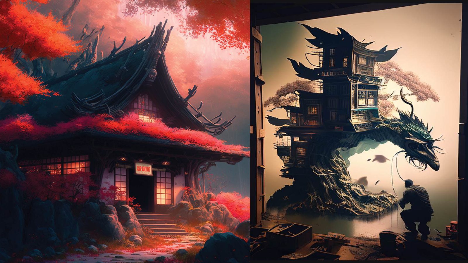 XR Dojo brand visuals